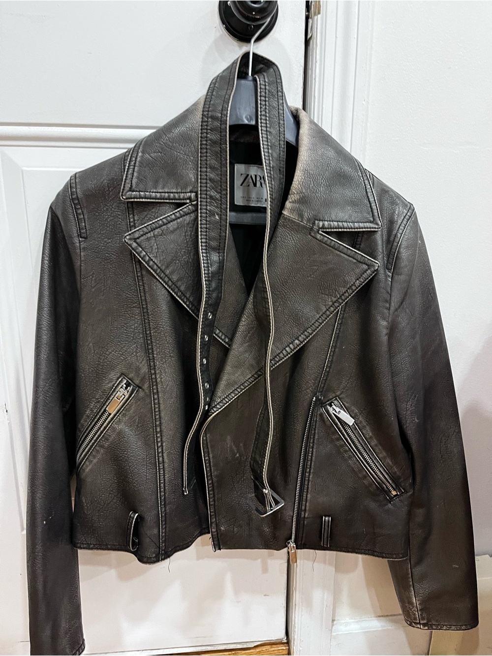 ZARA Bomber-Style Moto Jacket for women